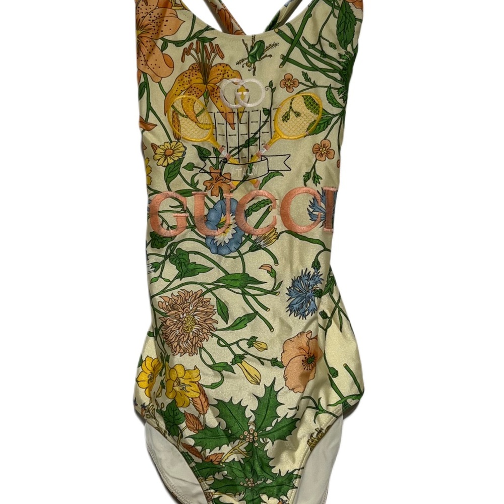 Gucci Multicolor Floral Swimsuit